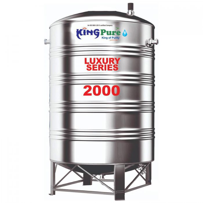 Luxury series 2000 litre stainless steel water tanks