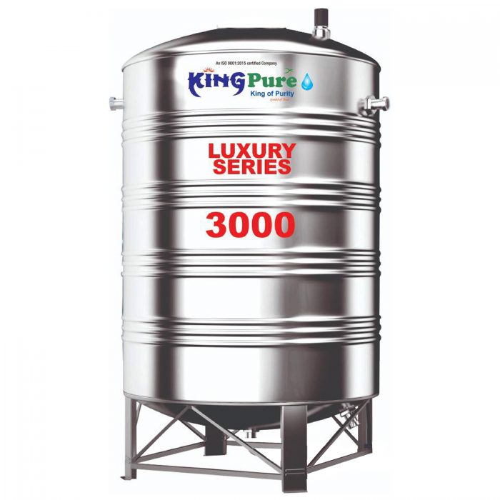 Luxury series 3000 litre stainless steel water tanks