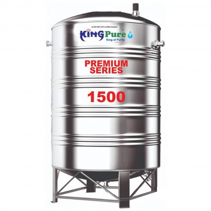 Premium series 1500 litre stainless steel water tanks