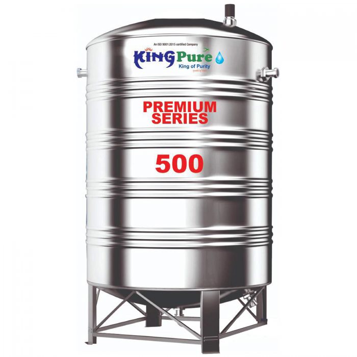 Premium series 500 litre stainless steel water tanks