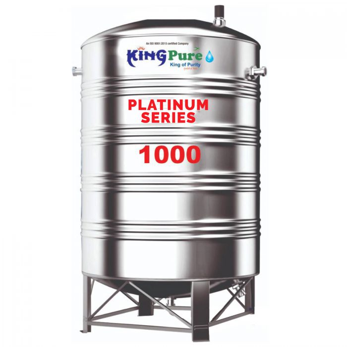 Platinum series 1000 litre stainless steel water tanks