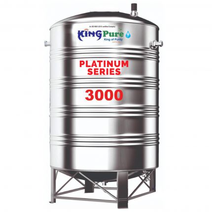 Platinum series 3000 litre stainless steel water tanks