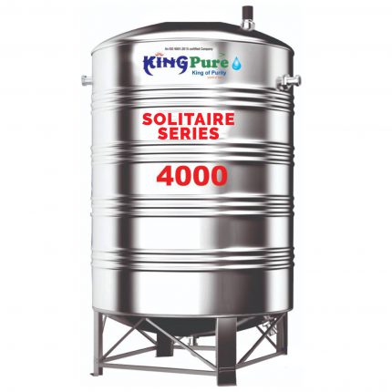 Solitaire series 4000 litre stainless steel water tanks