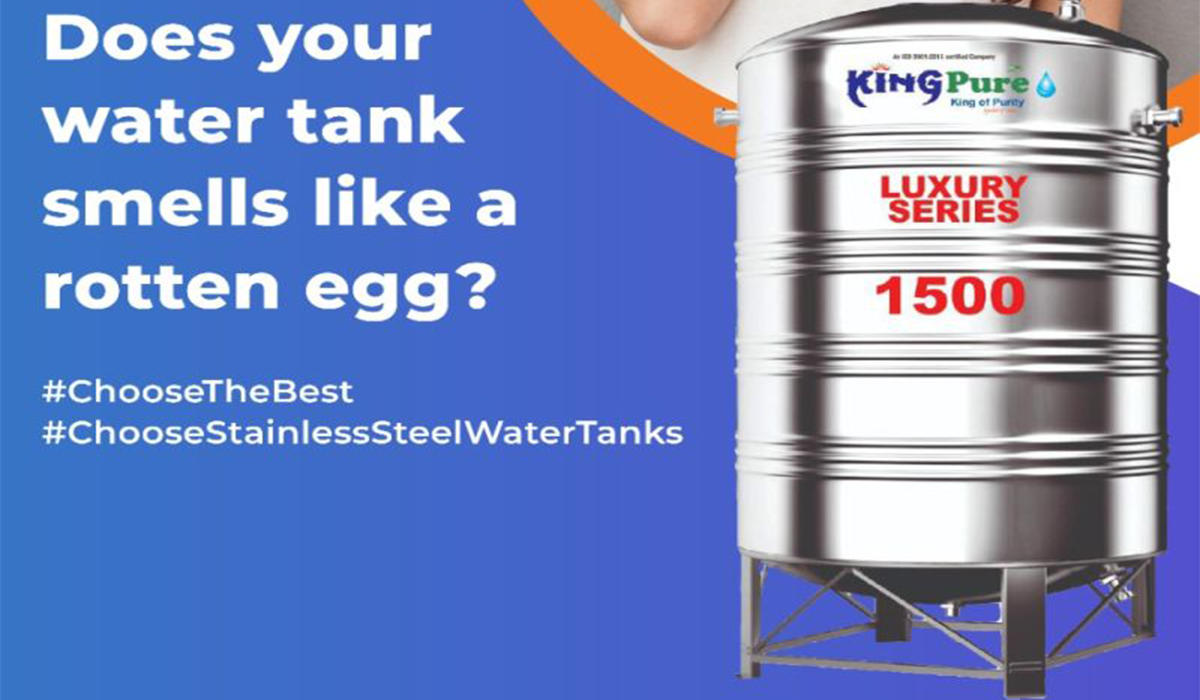Store Water In Rural Areas Is In Stainless Steel Water Tanks