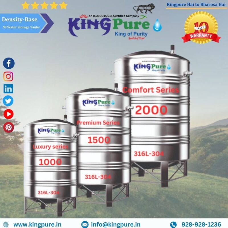 Kingpure Custom Steel Water Tanks